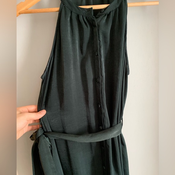 Zara button up satin dress - Picture 3 of 5